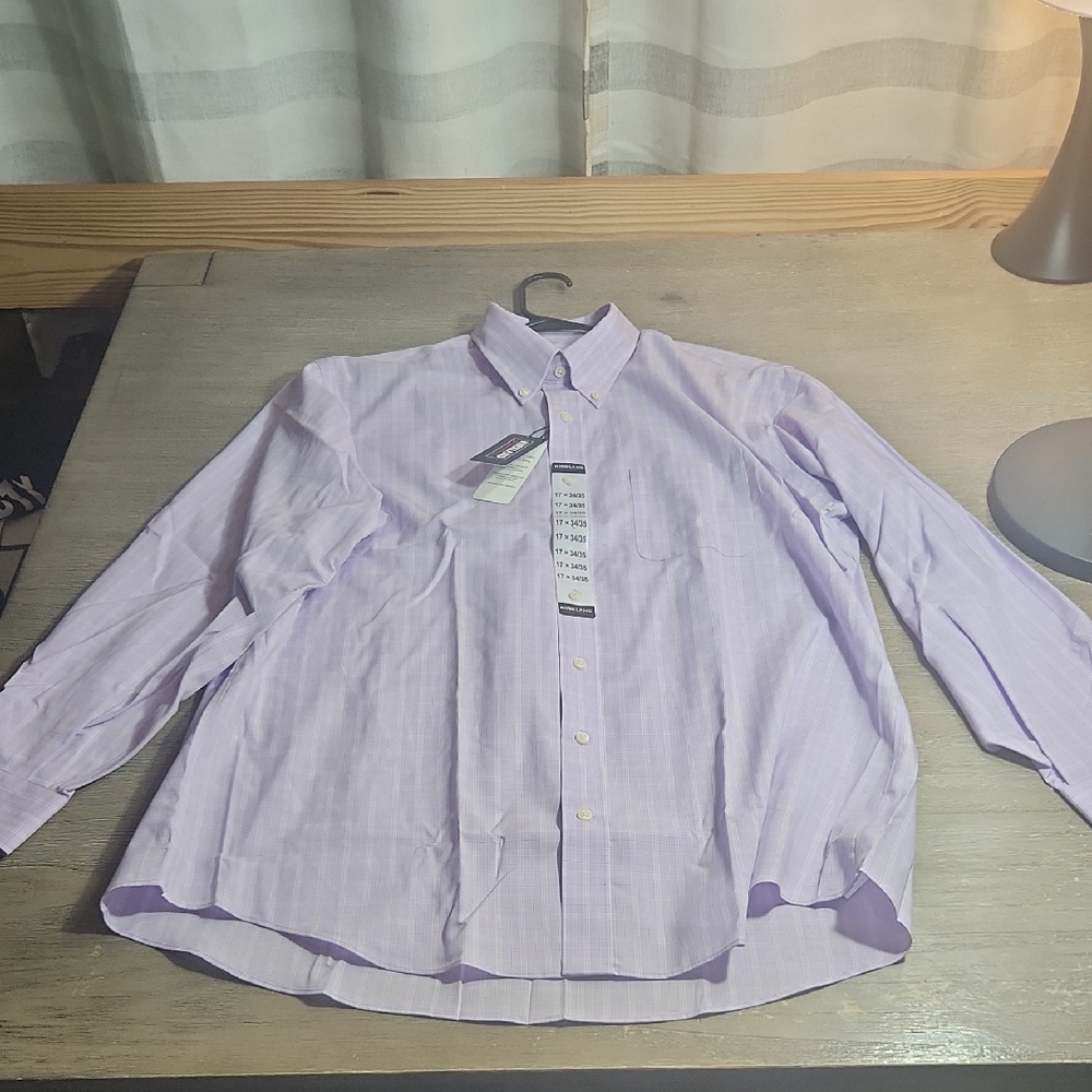 Kirkland Signature Light Purple Dress Shirt